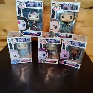 Funko Pop! Heroes Suicide Squad Action Figures Set New In box